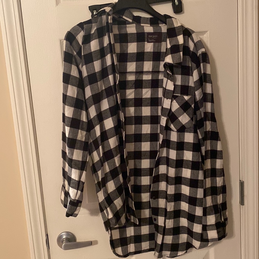 Black and white Flannel